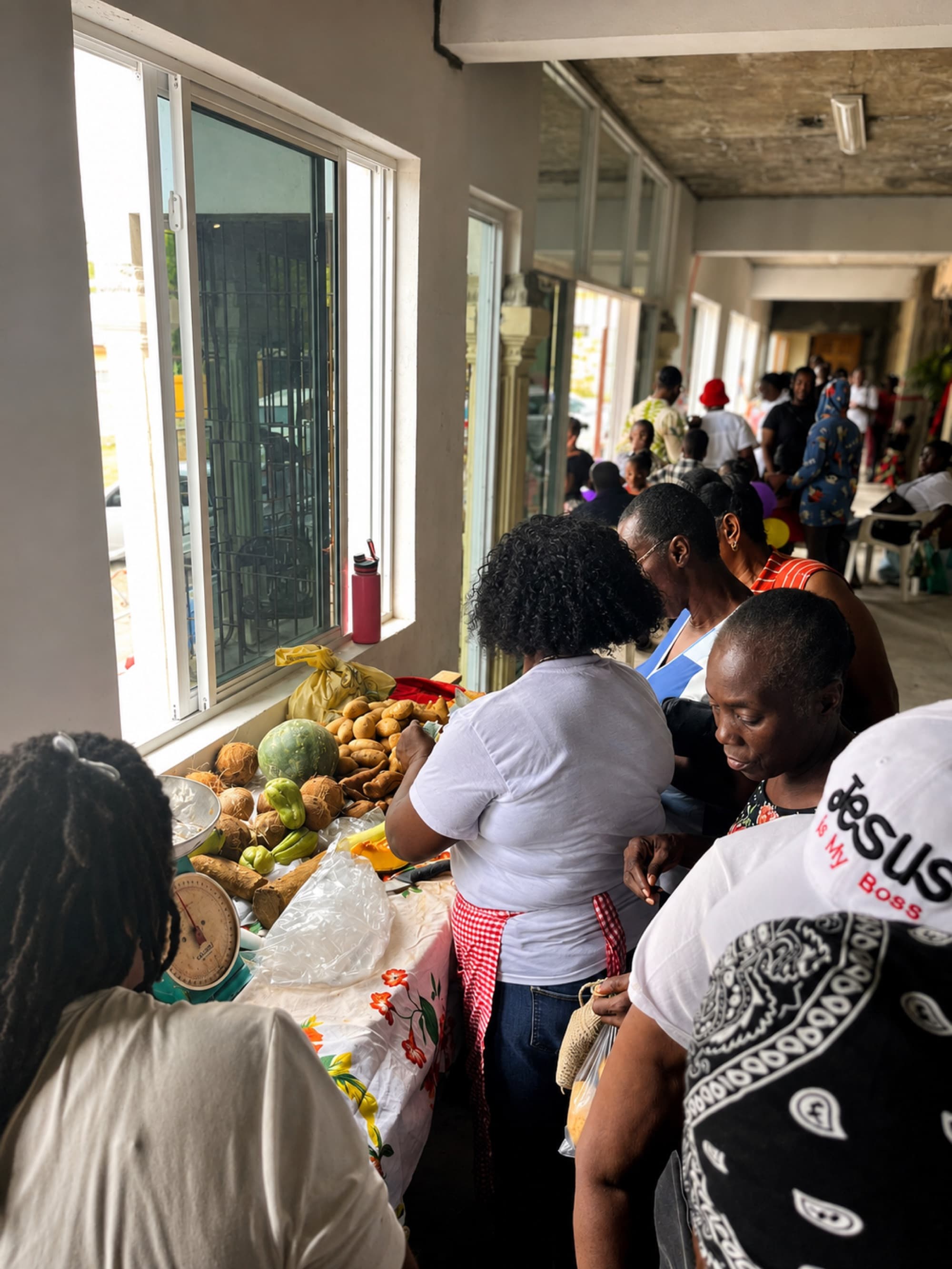 Bull Bay church members serving the community together